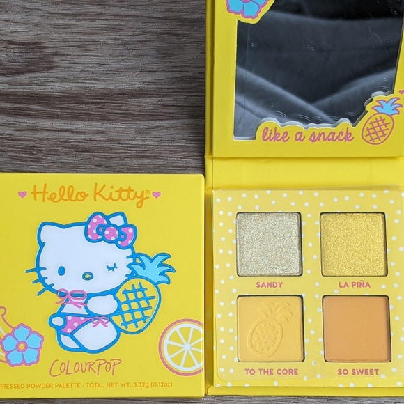 Colourpop Other - Colourpop x Hello Kitty Pineapple Cake Eyeshadow Palette